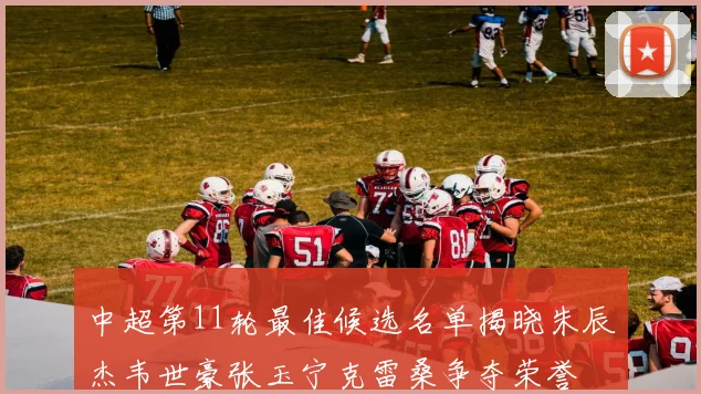 中超第11轮最佳候选名单揭晓朱辰杰韦世豪张玉宁克雷桑争夺荣誉