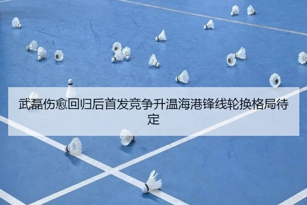 武磊伤愈回归后首发竞争升温海港锋线轮换格局待定